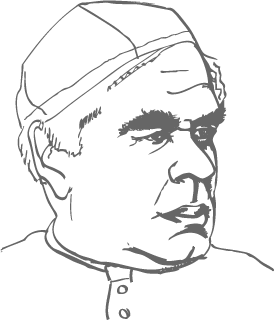 Portraitzeichnung von Sebastian Kneipp